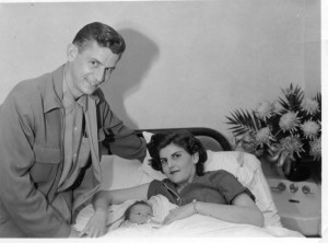 Baby  with Mom and Dad